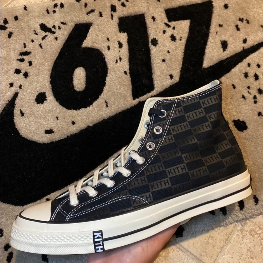 Kith Converse Chuck Taylor All-Star 70 Hi Black - kith nyc - Picture 1 of 1